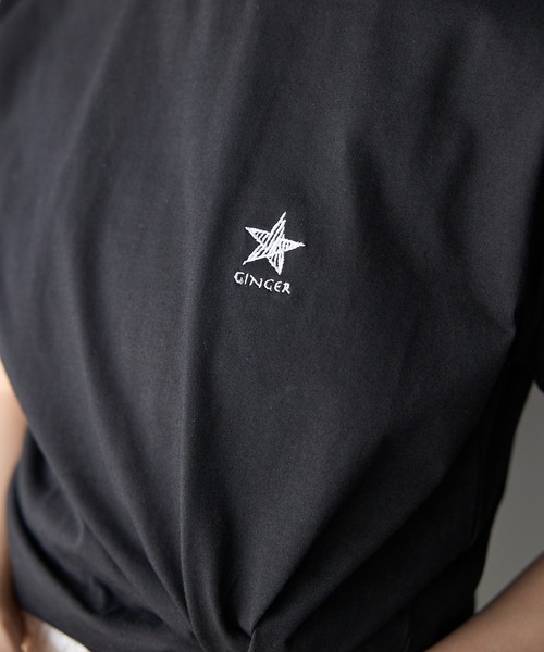 SOTT(ソット)の「GINGER star Tshirts GINGER星Tシャツ(Tシャツ/カットソー・レディース・ブラック/オフホワイト・FREE)」の13枚目の写真