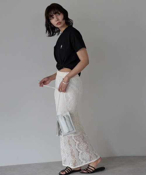 SOTT(ソット)の「GINGER star Tshirts GINGER星Tシャツ(Tシャツ/カットソー・レディース・ブラック/オフホワイト・FREE)」の15枚目の写真