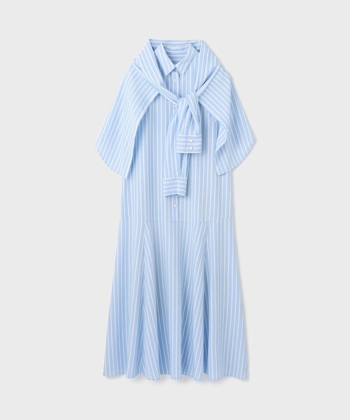 MADISON BLUE ストライプ シャツワンピース　00サイズ MADISON BLUE ストライプ シャツワンピース 00サイズ セール