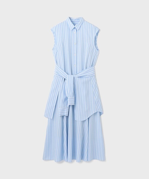 ストライプ★コットン★シャツワンピース★ SEE BY CHLOE ジオストライプシャツワンピース