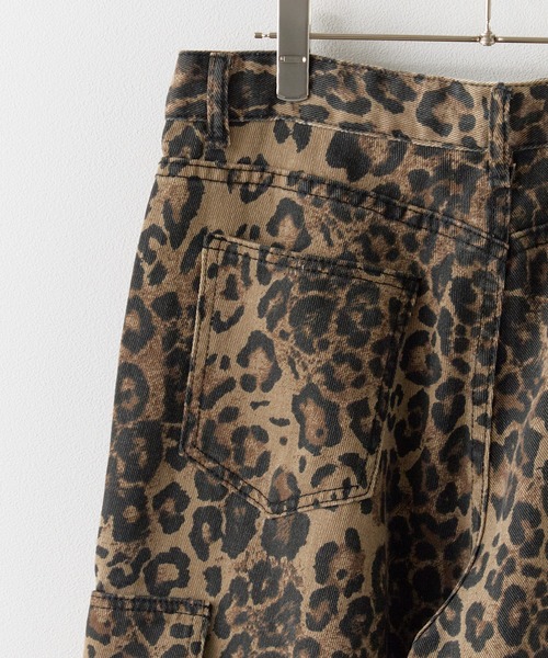 ゴートゥーハリウッド　レオパード柄　ベロア　パンツ110 Leopard Half Pants / レオパード柄 ハーフパンツ（その他パンツ