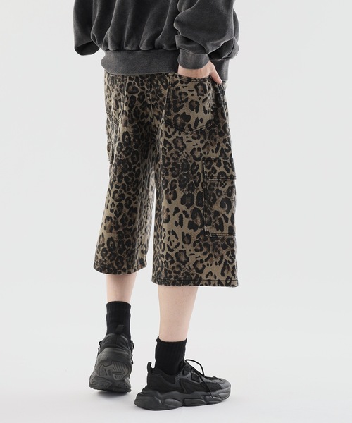 セール】Leopard Half Pants / レオパード柄 ハーフパンツ