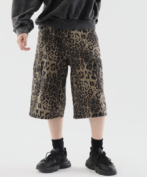セール】Leopard Half Pants / レオパード柄 ハーフパンツ