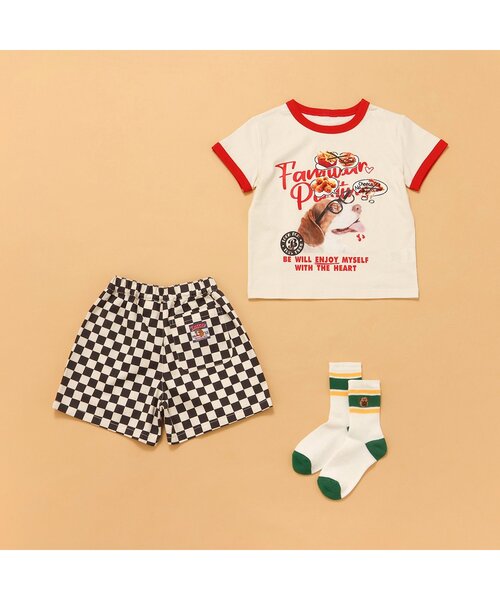 BREEZE(ブリーズ)の「【ジュニア対応】wonderful ハーフパンツ(その他パンツ・キッズ・ブラック/チェック/グリーン・80/90/100/110/120/130/140)」の6枚目の写真