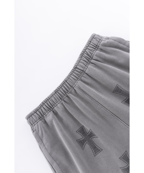 unknown london スウェットパンツ セール】スウェットパンツ｜WASH GREYxBLACK CROSS JOGGER