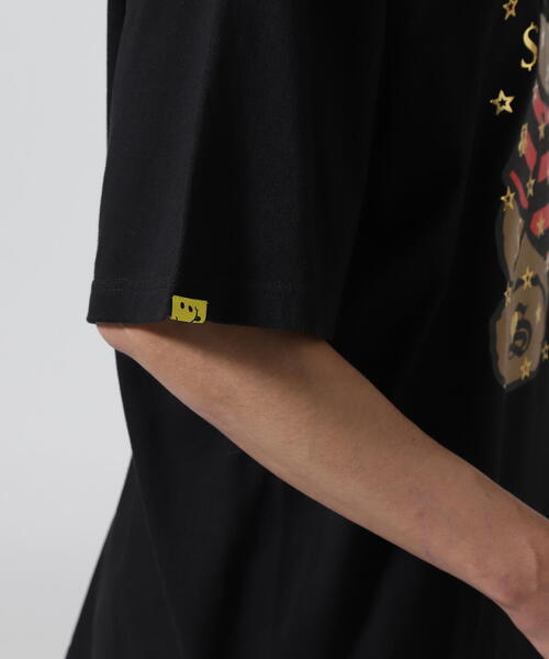 STUD MUFFIN（スタッドマフィン）の「STUD MUFFIN/スタッドマフィン/BEAR シークイン SS TEE（Tシャツ/カットソー・メンズ・ホワイト/ブラック・2/3/4）」の9枚目の写真