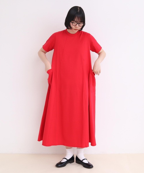 ワンピース ao.mt様 特価】プリントワンピース 紺【ナイトセール対象商品】【AOKI