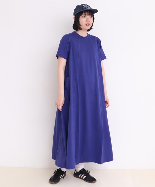 I am I in fact...（アイアムアイインファクト）の「Suai-mai ゴアードＴワンピース（ワンピース・レディース・ブラック/レッド/ブルー/グリーン・FREE）」の6枚目の写真