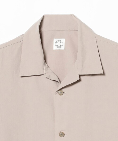 ORCIVAL / Garment Dye Open Collar Short Sleeve Shirt（シャツ 
