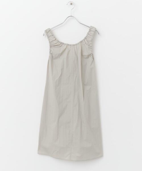 le(ル)の「le SHIRRING MIDI ONE-PIECE(ワンピース・レディース・ブラック/カーキ・FREE)」の5枚目の写真