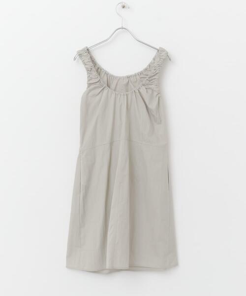 le(ル)の「le SHIRRING MIDI ONE-PIECE(ワンピース・レディース・ブラック/カーキ・FREE)」の7枚目の写真
