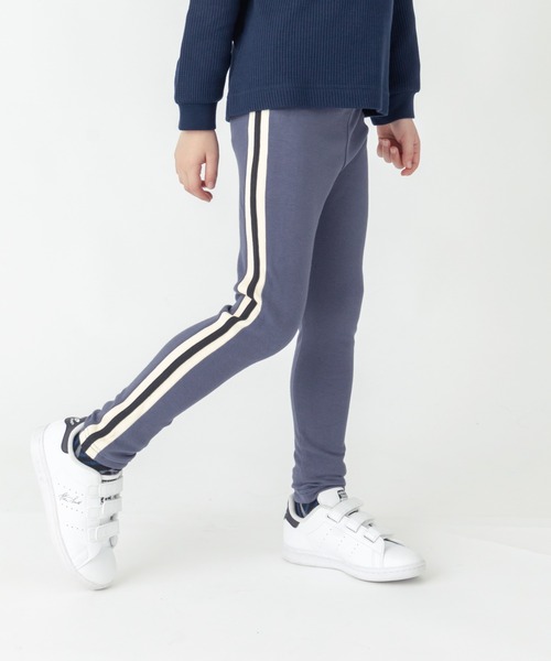 ever closet(エバークローゼット)の「サイドラインレギンス(レギンス/スパッツ・キッズ・ホワイト系その他/グレー系その他2/ブルー系その他/ブラック/グレー系その他/ブルー系その他2/ライラック・80cm/90cm/100cm/110cm/120cm/130cm/140cm/150cm)」の5枚目の写真