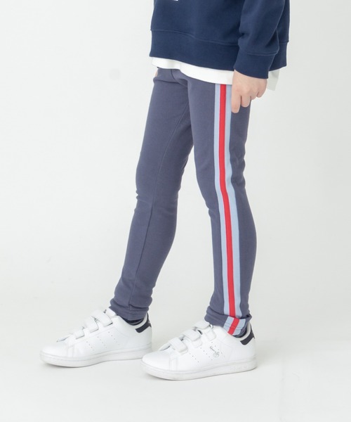 ever closet(エバークローゼット)の「サイドラインレギンス(レギンス/スパッツ・キッズ・ホワイト系その他/グレー系その他2/ブルー系その他/ブラック/グレー系その他/ブルー系その他2/ライラック・80cm/90cm/100cm/110cm/120cm/130cm/140cm/150cm)」の6枚目の写真