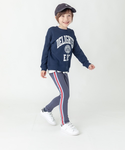 ever closet(エバークローゼット)の「サイドラインレギンス(レギンス/スパッツ・キッズ・ホワイト系その他/グレー系その他2/ブルー系その他/ブラック/グレー系その他/ブルー系その他2/ライラック・80cm/90cm/100cm/110cm/120cm/130cm/140cm/150cm)」の10枚目の写真