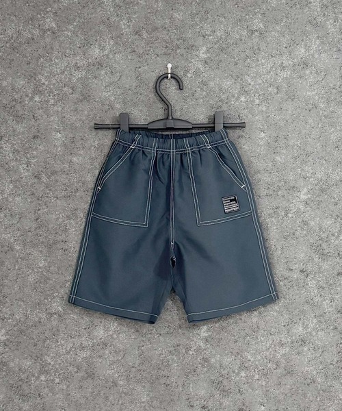 SHISKY（シスキー）の「デイリー　ショートパンツ（その他パンツ・キッズ・ブラック/ダークパープル/グリーン/オレンジ/グレー/ダークネイビー/チャコール/カーキ系・110cm/120cm/130cm/140cm/150cm/160cm）」の21枚目の写真