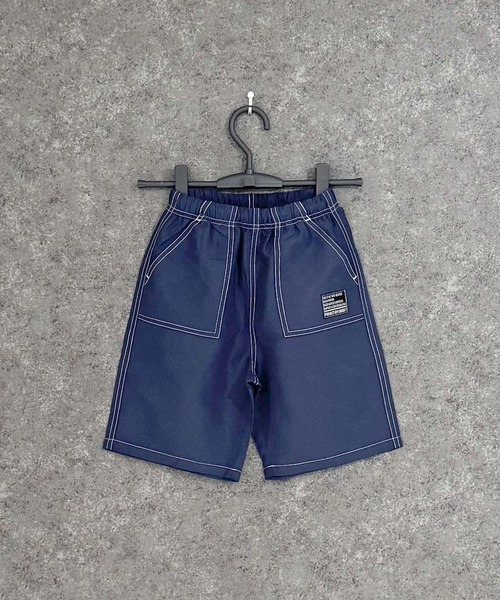 SHISKY（シスキー）の「デイリー　ショートパンツ（その他パンツ・キッズ・ブラック/ダークパープル/グリーン/オレンジ/グレー/ダークネイビー/チャコール/カーキ系・110cm/120cm/130cm/140cm/150cm/160cm）」の18枚目の写真