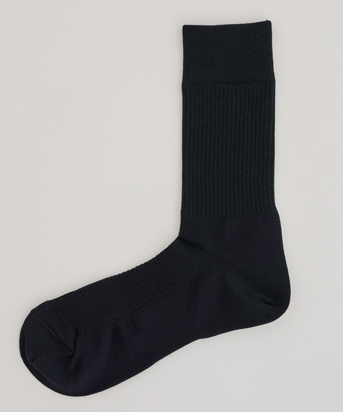 UNITED TOKYO（ユナイテッドトウキョウ）の「POWER FIT COTTON SOCKS | 日本製（ソックス/靴下・メンズ・ブラック/オフホワイト/ダークグレー/ブラウン/グレイッシュベージュ・FREE）」の11枚目の写真