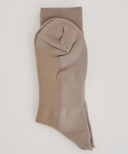 UNITED TOKYO（ユナイテッドトウキョウ）の「POWER FIT COTTON SOCKS | 日本製（ソックス/靴下・メンズ・ブラック/オフホワイト/ダークグレー/ブラウン/グレイッシュベージュ・FREE）」の19枚目の写真