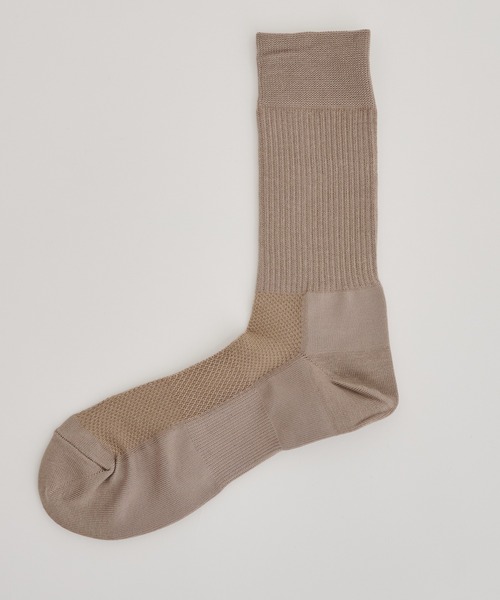 UNITED TOKYO（ユナイテッドトウキョウ）の「POWER FIT COTTON SOCKS | 日本製（ソックス/靴下・メンズ・ブラック/オフホワイト/ダークグレー/ブラウン/グレイッシュベージュ・FREE）」の20枚目の写真