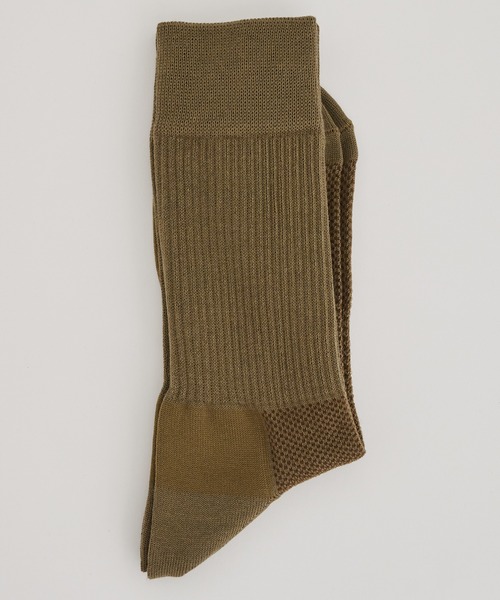 UNITED TOKYO（ユナイテッドトウキョウ）の「POWER FIT COTTON SOCKS | 日本製（ソックス/靴下・メンズ・ブラック/オフホワイト/ダークグレー/ブラウン/グレイッシュベージュ・FREE）」の15枚目の写真