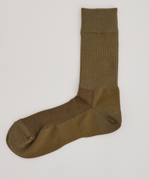 UNITED TOKYO（ユナイテッドトウキョウ）の「POWER FIT COTTON SOCKS | 日本製（ソックス/靴下・メンズ・ブラック/オフホワイト/ダークグレー/ブラウン/グレイッシュベージュ・FREE）」の17枚目の写真