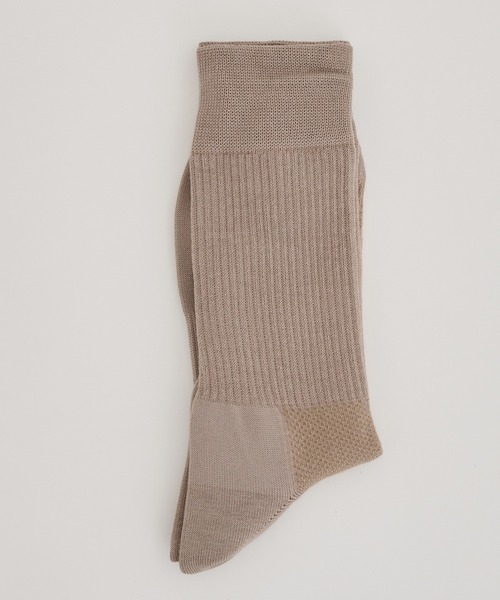 UNITED TOKYO（ユナイテッドトウキョウ）の「POWER FIT COTTON SOCKS | 日本製（ソックス/靴下・メンズ・ブラック/オフホワイト/ダークグレー/ブラウン/グレイッシュベージュ・FREE）」の18枚目の写真