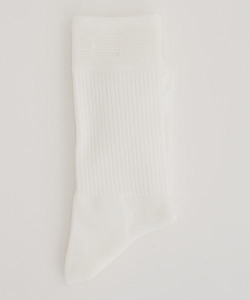 UNITED TOKYO（ユナイテッドトウキョウ）の「POWER FIT COTTON SOCKS | 日本製（ソックス/靴下・メンズ・ブラック/オフホワイト/ダークグレー/ブラウン/グレイッシュベージュ・FREE）」の6枚目の写真