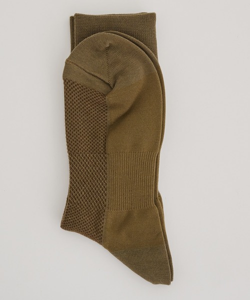 UNITED TOKYO（ユナイテッドトウキョウ）の「POWER FIT COTTON SOCKS | 日本製（ソックス/靴下・メンズ・ブラック/オフホワイト/ダークグレー/ブラウン/グレイッシュベージュ・FREE）」の16枚目の写真