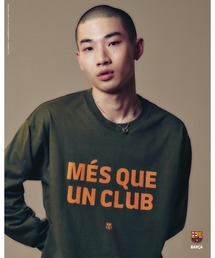 YEN TOWN MARKET（イェンタウンマーケット）の「【FC BARCELONA】FCバルセロナ "MQUC" ロングスリーブ（Tシャツ/カットソー）」