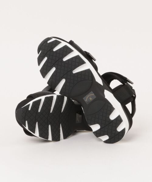 JELLY BEANS(ジェリービーンズ)の「【厚底】【スポサン】ベルクロテープストラップスポーツサンダル(211-53325)JELLY BEANS(ジェリービーンズ)(サンダル・レディース・ブラック/グレイッシュベージュ/アイボリー・S/M/L)」の4枚目の写真