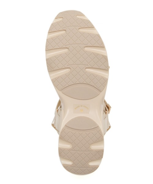 JELLY BEANS(ジェリービーンズ)の「【厚底】【スポサン】ベルクロテープストラップスポーツサンダル(211-53325)JELLY BEANS(ジェリービーンズ)(サンダル・レディース・ブラック/グレイッシュベージュ/アイボリー・S/M/L)」の12枚目の写真