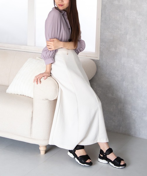 JELLY BEANS(ジェリービーンズ)の「【厚底】【スポサン】ベルクロテープストラップスポーツサンダル(211-53325)JELLY BEANS(ジェリービーンズ)(サンダル・レディース・ブラック/グレイッシュベージュ/アイボリー・S/M/L)」の18枚目の写真