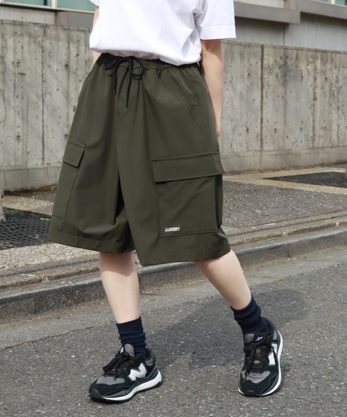 GERRY(ジェリー)の「【GERRY/ジェリー】 接触冷感 ナイロンタスラン イージーハーフパンツ(その他パンツ・メンズ・グレイッシュベージュ/カーキ/ブラック/ブラウン・LL/M/L)」の4枚目の写真