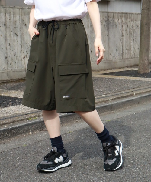 GERRY(ジェリー)の「【GERRY/ジェリー】 接触冷感 ナイロンタスラン イージーハーフパンツ(その他パンツ・メンズ・グレイッシュベージュ/カーキ/ブラック/ブラウン・LL/M/L)」の5枚目の写真