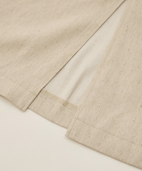 ROPE'（ロペ）の「【洗える】サテンリネン ポケット付きタイトスカート【34サイズ/J'aDoRe・店舗限定】/25SS（スカート・レディース・ブラウン/キナリ/イエロー/ネイビー・36/38/40）」の21枚目の写真