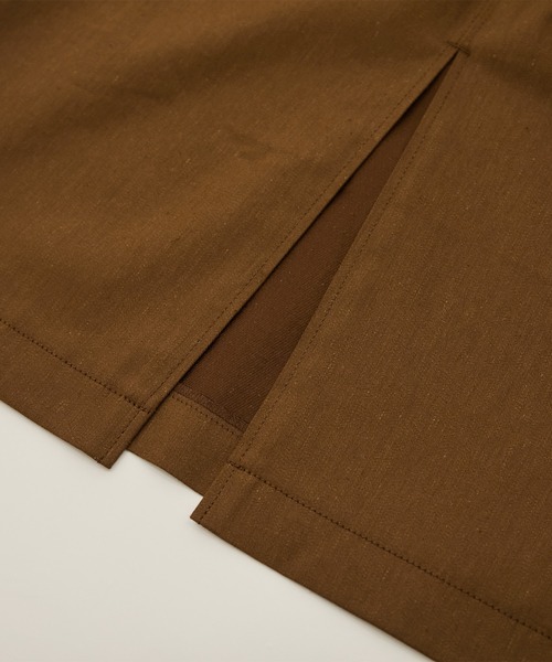 ROPE'（ロペ）の「【洗える】サテンリネン ポケット付きタイトスカート【34サイズ/J'aDoRe・店舗限定】/25SS（スカート・レディース・ブラウン/キナリ/イエロー/ネイビー・36/38/40）」の22枚目の写真