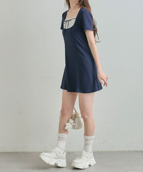 セール】チェリーコレクションミニワンピ（ワンピース）｜OLIVE