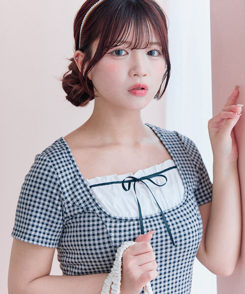 セール】チェリーコレクションミニワンピ（ワンピース）｜OLIVE