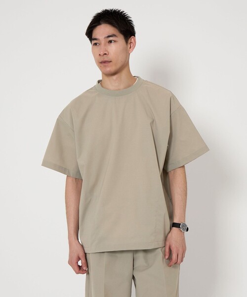 DAIWA（ダイワ）の「【別注】＜DAIWA＞GLR ストリーム ショートスリーブ Tシャツ  -撥水・通気性・ストレッチ-（Tシャツ/カットソー・メンズ・ブラック/ベージュ・M/L/XL）」の2枚目の写真