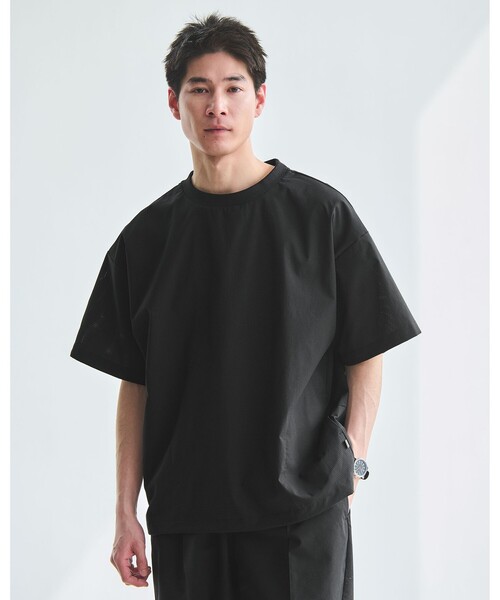 DAIWA（ダイワ）の「【別注】＜DAIWA＞GLR ストリーム ショートスリーブ Tシャツ  -撥水・通気性・ストレッチ-（Tシャツ/カットソー・メンズ・ブラック/ベージュ・M/L/XL）」の7枚目の写真