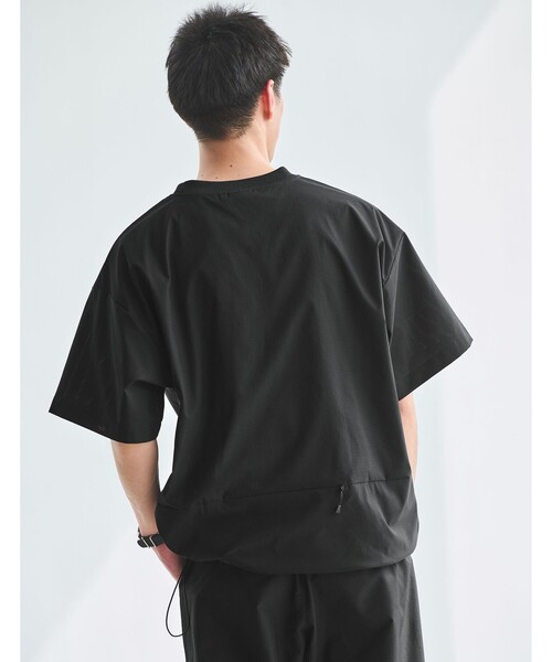 DAIWA（ダイワ）の「【別注】＜DAIWA＞GLR ストリーム ショートスリーブ Tシャツ  -撥水・通気性・ストレッチ-（Tシャツ/カットソー・メンズ・ブラック/ベージュ・M/L/XL）」の8枚目の写真
