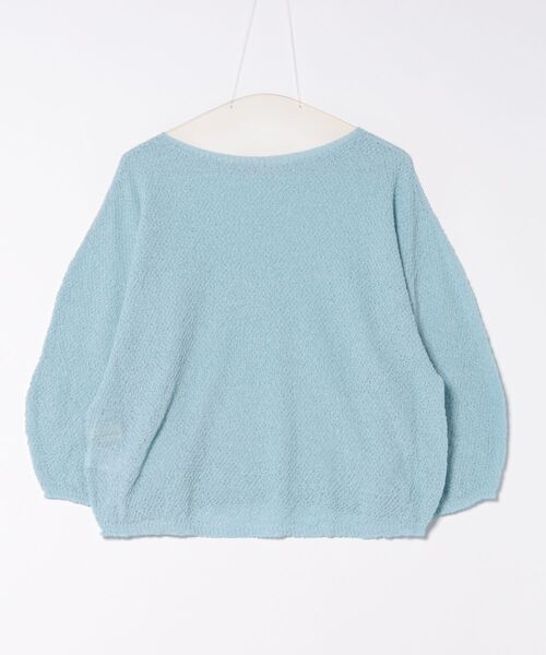 KATHARINE ROSS（キャサリンロス）の「【KATHARINE ROSS】ふわ袖かのこ和紙ニット（ニット/セーター・レディース・ライトブルー/チャコールグレー/オフホワイト・MEDIUM）」の19枚目の写真