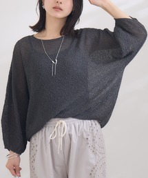 【KATHARINE ROSS】ふわ袖かのこ和紙ニット