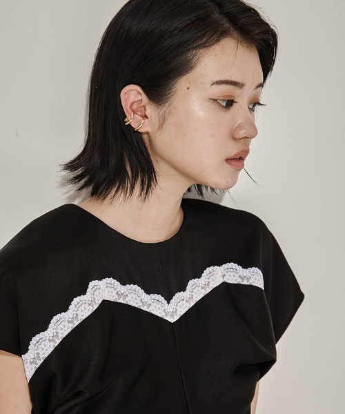 Soierie(ソワリー)の「【Soierie/ソワリー】Infinity phalange cuff ring/インフィニティファランジカフリング(イヤーカフ・レディース・シルバー/ゴールド・FREE)」の9枚目の写真