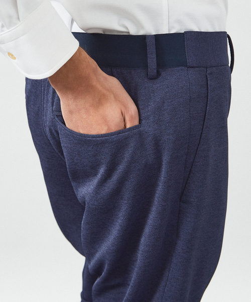 ABAHOUSE(アバハウス)の「【セットアップ対応】Breeze cool カノコ スラックス /通気性 ストレッチ 吸水速乾 イージーケア(スラックス・メンズ・チャコールグレー/ネイビー/サックスブルー・44/46/48/50)」の8枚目の写真