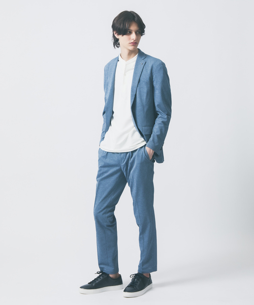 ABAHOUSE(アバハウス)の「【セットアップ対応】Breeze cool カノコ スラックス /通気性 ストレッチ 吸水速乾 イージーケア(スラックス・メンズ・チャコールグレー/ネイビー/サックスブルー・44/46/48/50)」の17枚目の写真
