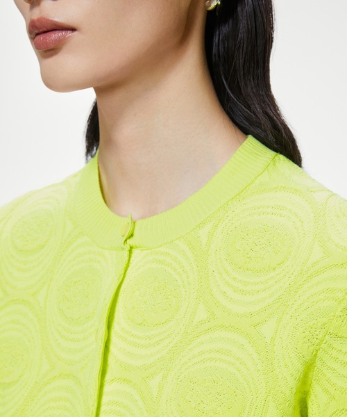 セール】Eye-catching Matelasse Onion-graphic Cotton-blend