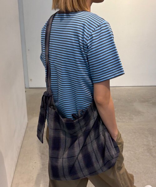 チェック柄ショルダーバッグ新品未使用メンズ CIAOPANIC TYPY ショルダーバッグ 「UNISEX」チェック柄