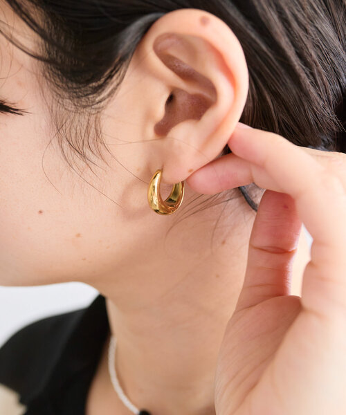 RIVE DROITE（リヴドロワ）の「【R.good（アールドットグッド）】サークルピアス（ピアス（両耳用）・レディース・ゴールド/シルバー・FREE）」の13枚目の写真