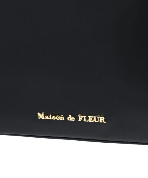 Maison de FLEUR（メゾンドフルール）の「フロントリボンキャリーオンバッグ（トートバッグ・レディース・ブラック/ピンク系その他3・FREE）」の9枚目の写真